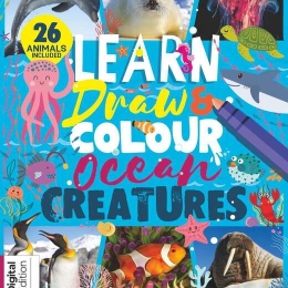 Learn Draw and Colour Ocean Creatures