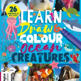 Learn, Draw & Colour: Ocean Creatures