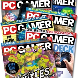        PC Gamer US       Jan-June 2022 bundle (6 issues)