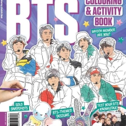 BTS Colouring Activity Book