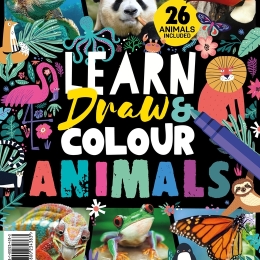 Learn, Draw & Colour: Animals